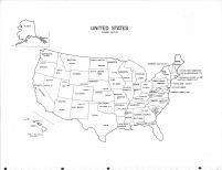 United States Map, Thurston County 1963